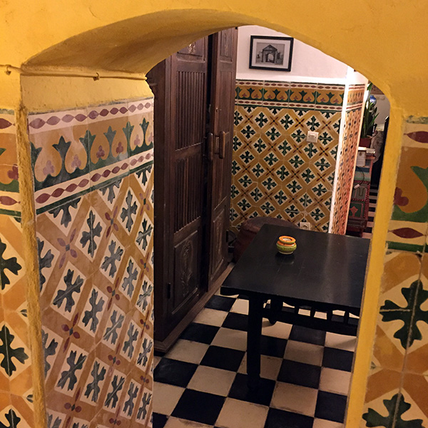 Intérieur du riad à Essaouira Maroc © Gilles Denizot 2016