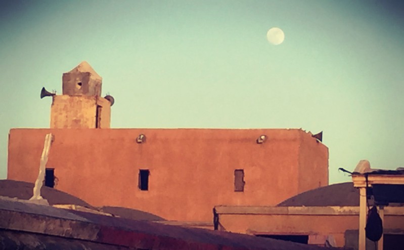 Mosquée au clair de lune #Off2Africa 17 Nouadhibou Nouakchott © Gilles Denizot 2016