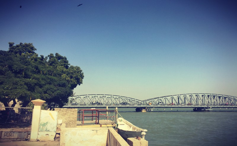 Vue du pont Faidherbe et du fleuve Sénégal #Off2Africa 20 Saint-Louis Sénégal © Gilles Denizot 2016