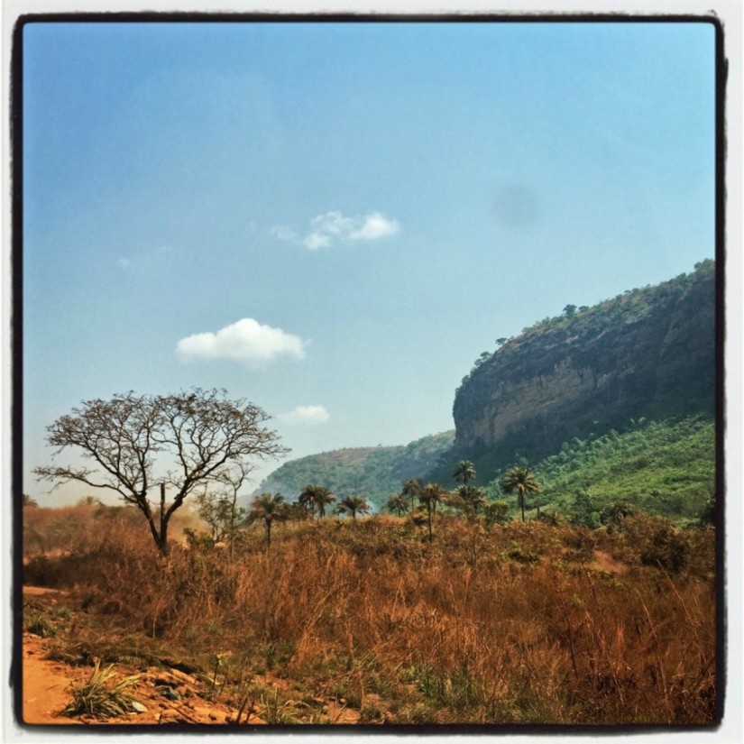 Des montagnes et un arbre en Guinée #Off2Africa 59 Kindia Guinée © Gilles Denizot 2017