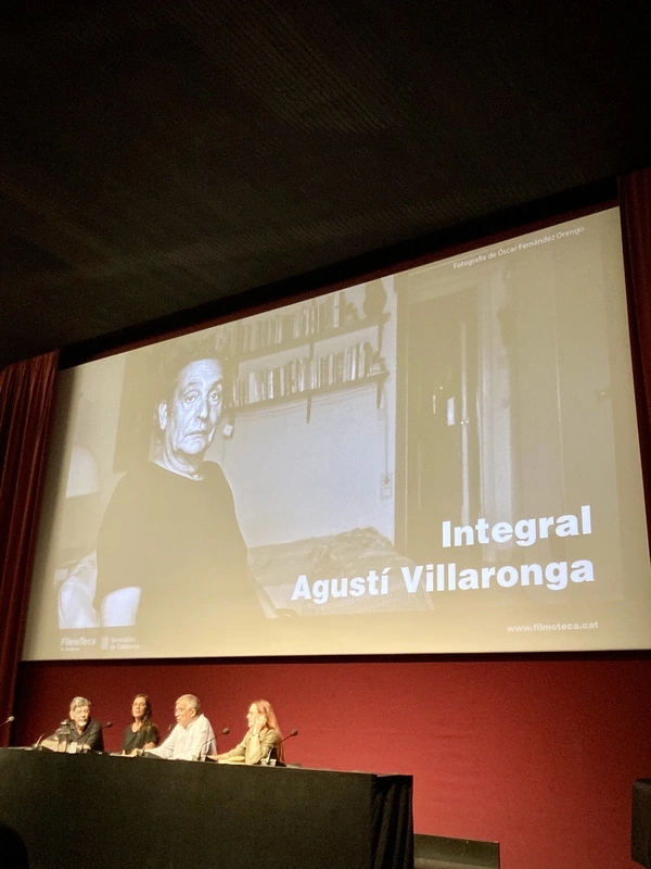 Présentation du film Incerta glòria d'Agustí Villaronga à la FilmoTeca, en présence de l'actrice Núria Prims et du chef photo Josep M. Civit ©GD24
